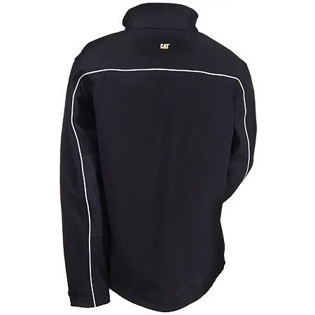 CAT Apparel Jackets: Men's Black W11440 016 Flexshell Water Resistant Jacket 1 CAT Apparel Jackets: Men's Black W11440 016 Flexshell Water Resistant Jacket