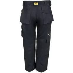 CAT Apparel Pants: Men's C172 016 Black Multi-Pocket Trademark Trousers