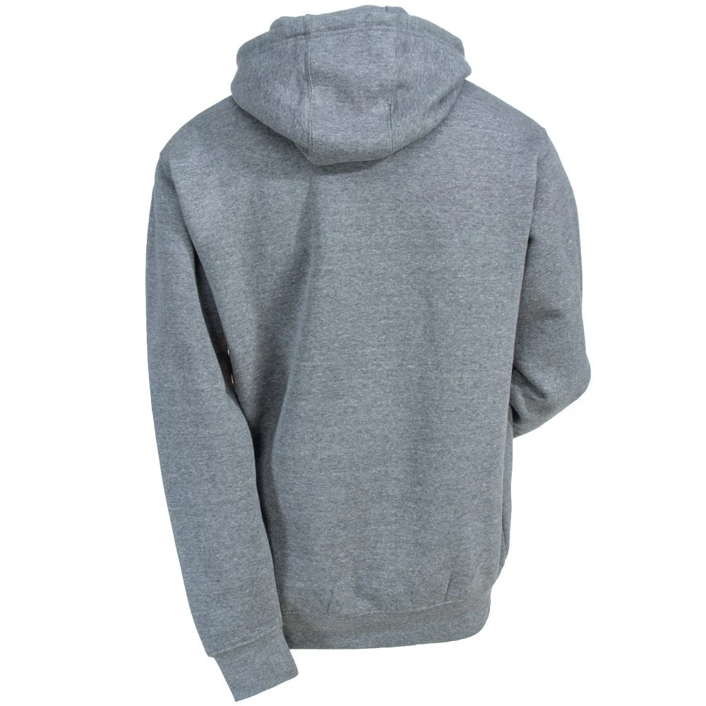 CAT Apparel Sweatshirts: Men's W10646 004 Dark Heather Grey Trademark Hooded Sweatshirt 1 CAT Apparel Sweatshirts: Men's W10646 004 Dark Heather Grey Trademark Hooded Sweatshirt