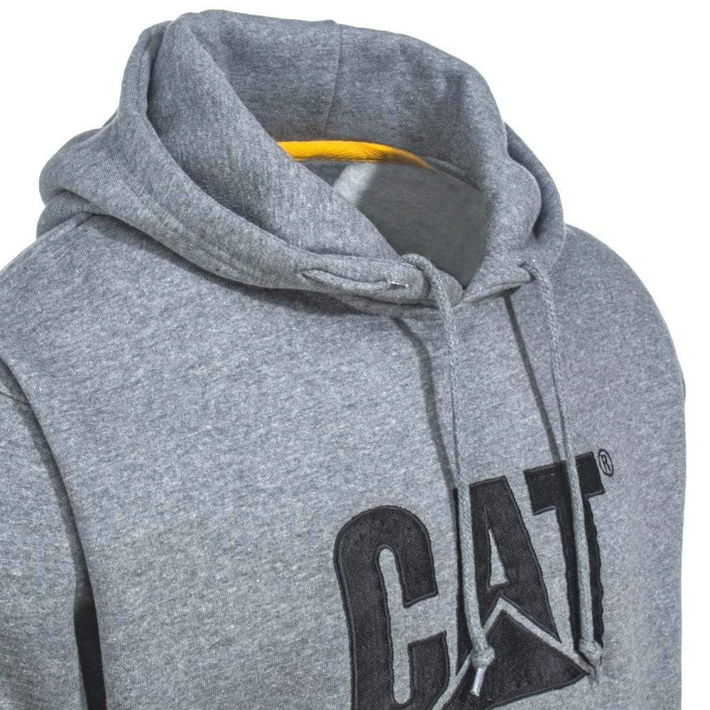 CAT Apparel Sweatshirts: Men's W10646 004 Dark Heather Grey Trademark Hooded Sweatshirt 2 CAT Apparel Sweatshirts: Men's W10646 004 Dark Heather Grey Trademark Hooded Sweatshirt - Image 2