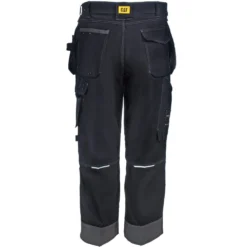 CAT Apparel Pants: Men's 1810008 10109 Water-Resistant Black/Graphite H2O Defender Pants 7 CAT Apparel Pants: Men's 1810008 10109 Water-Resistant Black/Graphite H2O Defender Pants -Eagle Shop cat1810008 blk b 01