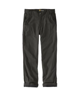 Carhartt Pants: Men's 103342 306 Peat Rugged Flex Relaxed Fit Canvas Flannel-Lined Utility Work Pant 2 Carhartt Pants: Men's 103342 306 Peat Rugged Flex Relaxed Fit Canvas Flannel-Lined Utility Work Pant - Image 2