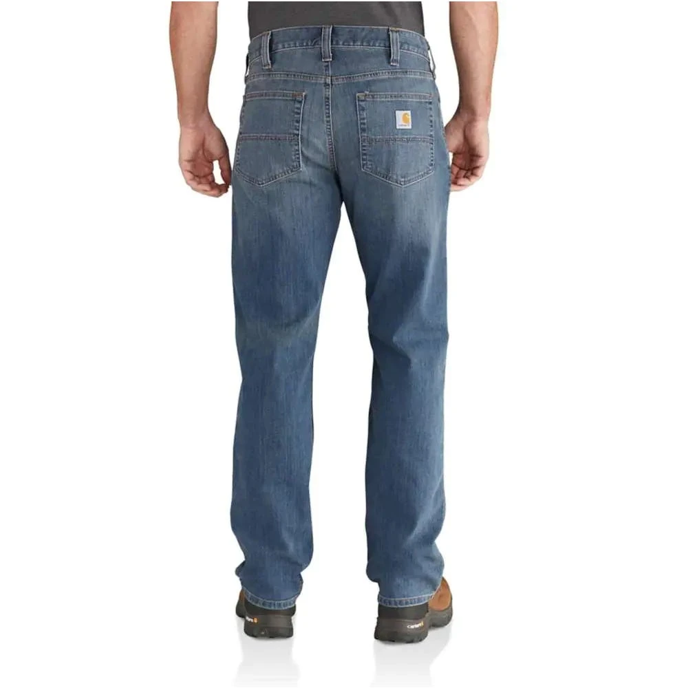 Carhartt Jeans: Men's 102804 964 Coldwater Rugged Flex Relaxed Fit Straight Leg 5 Pocket Jeans 2 Carhartt Jeans: Men's 102804 964 Coldwater Rugged Flex Relaxed Fit Straight Leg 5 Pocket Jeans - Image 2
