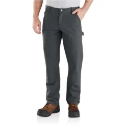 Carhartt Pants: Men's 103334 029 Shadow Rugged Flex Relaxed Fit Duck Double-Front Utility Work Pant