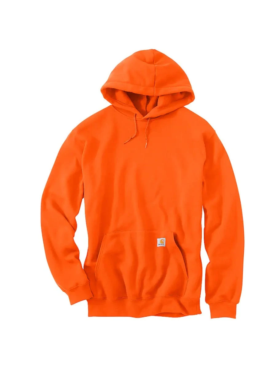 Carhartt Sweatshirts: Men's K121 BOG Brite Orange Hooded Pullover Sweatshirt 1 Carhartt Sweatshirts: Men's K121 BOG Brite Orange Hooded Pullover Sweatshirt