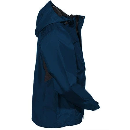 Eddie Bauer Jackets: Men's EB550 RVB Blue Waterproof Hooded Rain Jacket 6 Eddie Bauer Jackets: Men's EB550 RVB Blue Waterproof Hooded Rain Jacket - Image 6