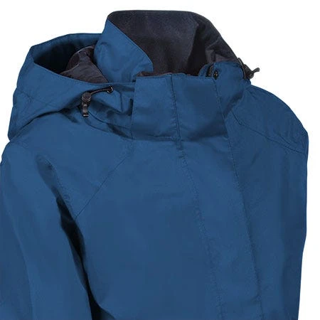 Eddie Bauer Jackets: Women's EB551 DPS Blue Waterproof Breathable Rain Jacket 2 Eddie Bauer Jackets: Women's EB551 DPS Blue Waterproof Breathable Rain Jacket - Image 2