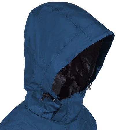 Eddie Bauer Jackets: Women's EB551 DPS Blue Waterproof Breathable Rain Jacket 4 Eddie Bauer Jackets: Women's EB551 DPS Blue Waterproof Breathable Rain Jacket - Image 4