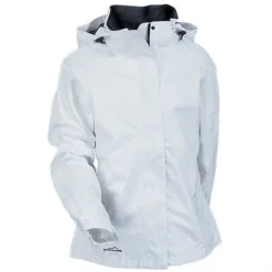 Eddie Bauer Jackets: Women's White EB551 WHT Waterproof Hooded Rain Jacket 7 Eddie Bauer Jackets: Women's White EB551 WHT Waterproof Hooded Rain Jacket -Eagle Shop eddie bauer eb551 wht f 01