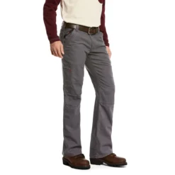 Ariat Work FR: Men's FR 10027709 Iron Gray M5 Stretch DuraLight Canvas Straight Leg Pant 7 Ariat Work FR: Men's FR 10027709 Iron Gray M5 Stretch DuraLight Canvas Straight Leg Pant -Eagle Shop f19 mns work gaglione 10027709 front 1