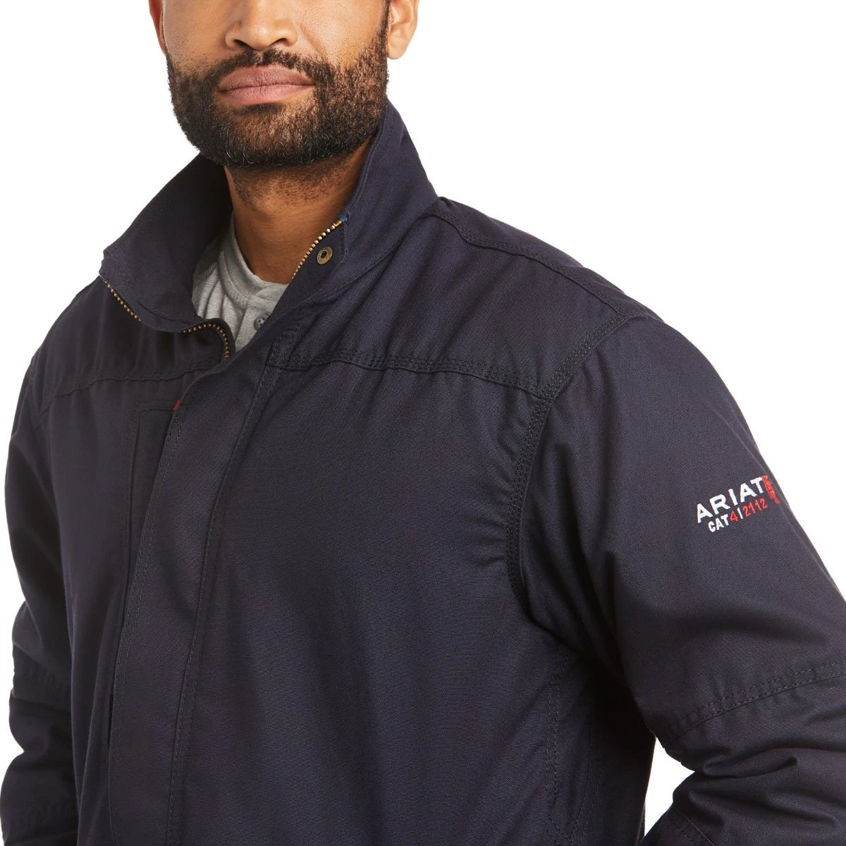 Ariat Work FR Jacket: Men's 10032956 Navy FR Workhorse Insulate Jacket 4 Ariat Work FR Jacket: Men's 10032956 Navy FR Workhorse Insulate Jacket - Image 4