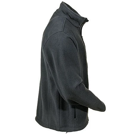 Port Authority Jackets: Men's Grey F217 GRY Full Zip Fleece Jacket 4 Port Authority Jackets: Men's Grey F217 GRY Full Zip Fleece Jacket - Image 4