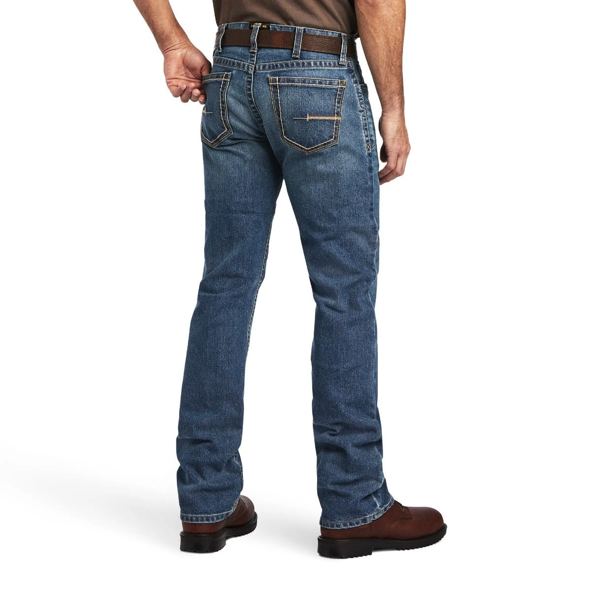 Ariat Rebar Jeans: Men's 10041081 Rico M7 DuraStretch Edge Stackable Straight Leg Jean 2 Ariat Rebar Jeans: Men's 10041081 Rico M7 DuraStretch Edge Stackable Straight Leg Jean - Image 2