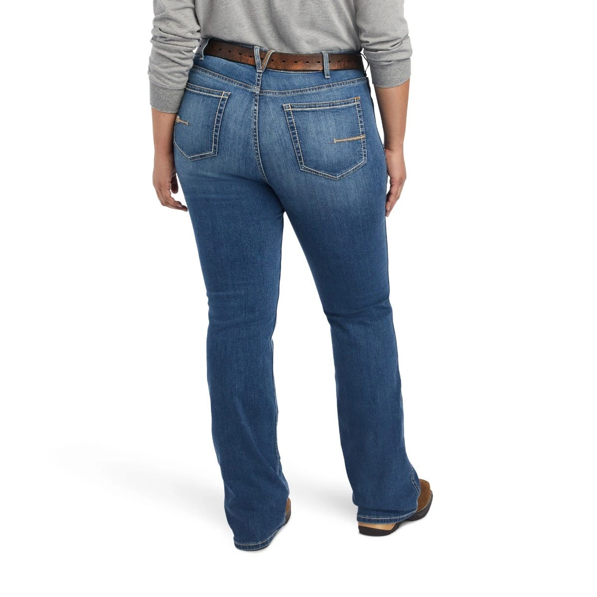 Ariat Rebar Jeans: Women's 10041067 Malibu Riveter Boot Cut Jean 4 Ariat Rebar Jeans: Women's 10041067 Malibu Riveter Boot Cut Jean - Image 4