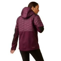 Ariat Rebar Jackets: Women's 10046573 Potent Purple Rebar Cloud 9 Insulated Jacket 13 Ariat Rebar Jackets: Women's 10046573 Potent Purple Rebar Cloud 9 Insulated Jacket -Eagle Shop f23 wms work 10046573 back