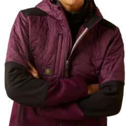 Ariat Rebar Jackets: Women's 10046573 Potent Purple Rebar Cloud 9 Insulated Jacket 9 Ariat Rebar Jackets: Women's 10046573 Potent Purple Rebar Cloud 9 Insulated Jacket -Eagle Shop f23 wms work 10046573 detail05