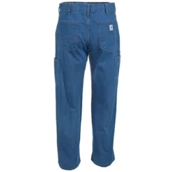 Carhartt Jeans: Men's FRB13 DNM Denim Flame Resistant Dungaree Jeans 7 Carhartt Jeans: Men's FRB13 DNM Denim Flame Resistant Dungaree Jeans -Eagle Shop frb13dnm carharttb 01