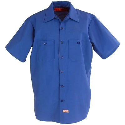 Red Kap Shirts: Men's SP24 RB Blue Short-Sleeve Industrial Work Shirt 2 Red Kap Shirts: Men's SP24 RB Blue Short-Sleeve Industrial Work Shirt - Image 2