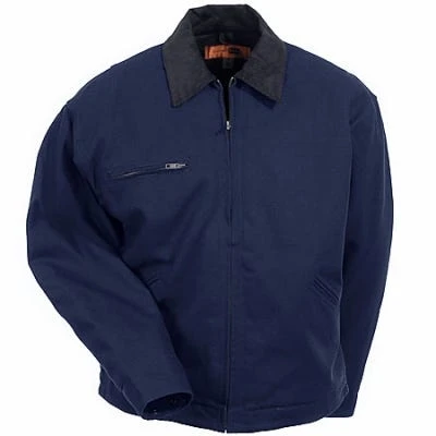 CornerStone Jackets: J763 Navy Cotton Duck Work Jacket 1 CornerStone Jackets: J763 Navy Cotton Duck Work Jacket