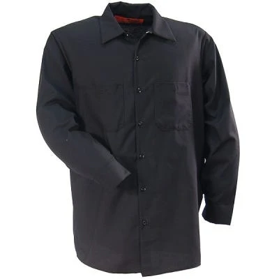 Red Kap Shirts: Men's SP14 BK Industrial Long Sleeve Work Shirt 2 Red Kap Shirts: Men's SP14 BK Industrial Long Sleeve Work Shirt - Image 2