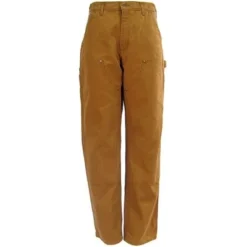 Carhartt Pants: Men's B136 BRN Brown Double Front Duck Dungaree Work Pants 7 Carhartt Pants: Men's B136 BRN Brown Double Front Duck Dungaree Work Pants -Eagle Shop image 48190
