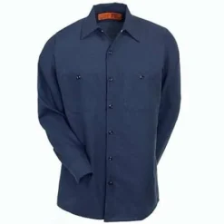 Red Kap Shirts: Men's Dark Navy SC30 DN Cotton Work Shirt 5 Red Kap Shirts: Men's Dark Navy SC30 DN Cotton Work Shirt -Eagle Shop image 49722 1