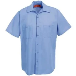 Red Kap Shirts: Men's Blue SP24 MB Short-Sleeve Industrial Uniform Work Shirt 5 Red Kap Shirts: Men's Blue SP24 MB Short-Sleeve Industrial Uniform Work Shirt -Eagle Shop image 54415 1