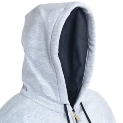 CornerStone Sweatshirts: Grey Lined Hooded Sweatshirt CS620 AHT -Eagle Shop image 59875