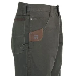 Wrangler Riggs Jeans: Men's Loden Green 3W020 LD Cotton Ripstop Carpenter Jeans 6 Wrangler Riggs Jeans: Men's Loden Green 3W020 LD Cotton Ripstop Carpenter Jeans -Eagle Shop image 60158
