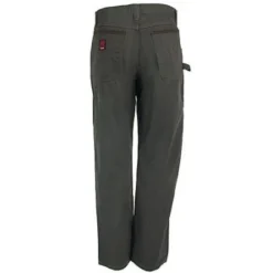 Wrangler Riggs Jeans: Men's Loden Green 3W020 LD Cotton Ripstop Carpenter Jeans