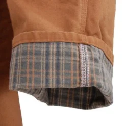 Carhartt Dungarees: Men's B111 BRN Brown Flannel-Lined Duck Dungarees -Eagle Shop image 64112