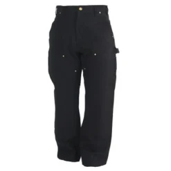 Carhartt Pants: Men's B01 BLK Black Cotton Duck Carpenter Pants 7 Carhartt Pants: Men's B01 BLK Black Cotton Duck Carpenter Pants -Eagle Shop image 65190