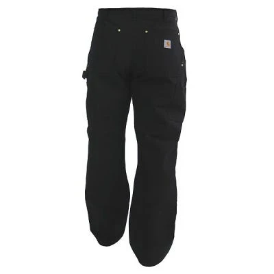 Carhartt Pants: Men's B01 BLK Black Cotton Duck Carpenter Pants 2 Carhartt Pants: Men's B01 BLK Black Cotton Duck Carpenter Pants - Image 2