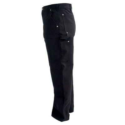 Carhartt Pants: Men's B01 BLK Black Cotton Duck Carpenter Pants 1 Carhartt Pants: Men's B01 BLK Black Cotton Duck Carpenter Pants