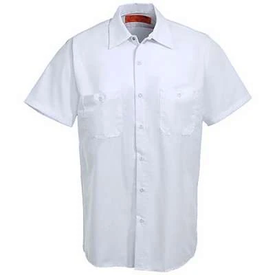 Red Kap Shirts: Men's White SP24 WH Short-Sleeve Uniform Work Shirt 3 Red Kap Shirts: Men's White SP24 WH Short-Sleeve Uniform Work Shirt - Image 3