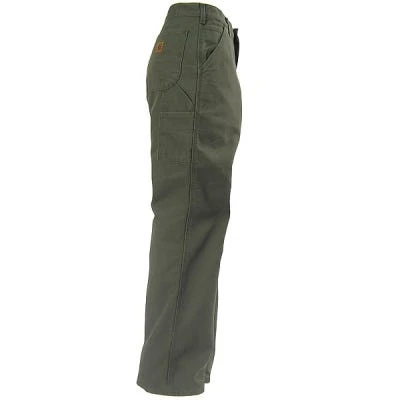Carhartt Pants: Men's B111 MOS Green Flannel Lined Pants 2 Carhartt Pants: Men's B111 MOS Green Flannel Lined Pants - Image 2