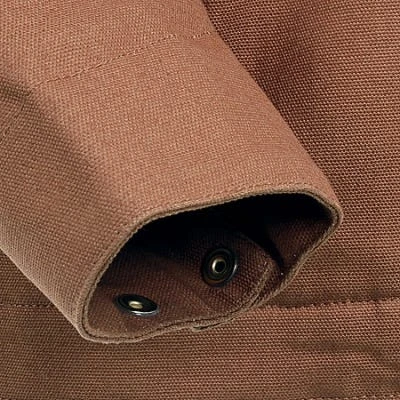 CornerStone Jackets: Men's Cotton Duck Brown Work Jacket J763 2 CornerStone Jackets: Men's Cotton Duck Brown Work Jacket J763 - Image 2