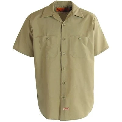 Red Kap Shirts: Men's SP24 KK Khaki Industrial Uniform Work Shirt 2 Red Kap Shirts: Men's SP24 KK Khaki Industrial Uniform Work Shirt - Image 2