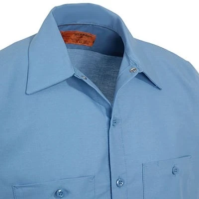Red Kap Shirts: Men's SP24 LB Light Blue Industrial Uniform Work Shirt 1 Red Kap Shirts: Men's SP24 LB Light Blue Industrial Uniform Work Shirt