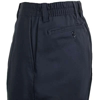 Red Kap Pants: Men's Black Elastic Insert PT60 BK Twill Work Pants 1 Red Kap Pants: Men's Black Elastic Insert PT60 BK Twill Work Pants