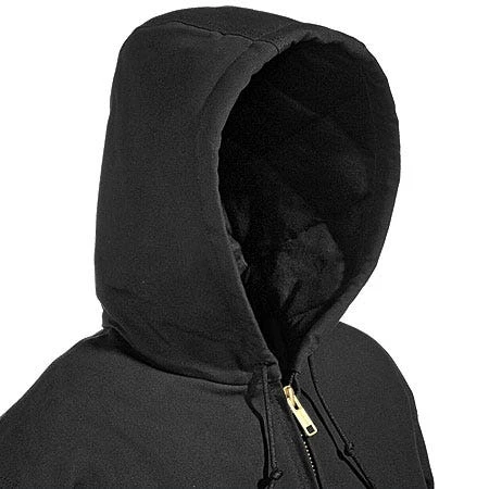 Carhartt Jackets: Men's Black J140 BLK USA Made Flannel Lined Duck Active Jacket 4 Carhartt Jackets: Men's Black J140 BLK USA Made Flannel Lined Duck Active Jacket - Image 4