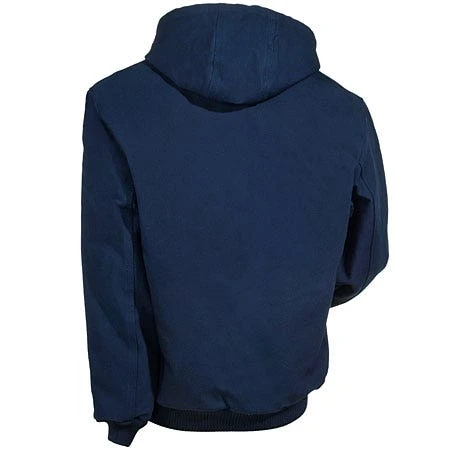Carhartt Jackets: Men's J140 DNY Navy Hooded USA Made Flannel Lined Active Jacket 1 Carhartt Jackets: Men's J140 DNY Navy Hooded USA Made Flannel Lined Active Jacket
