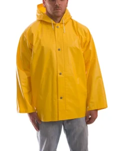 Tingley Jackets: Men's J32107 Yellow American Hooded PVC Jacket
