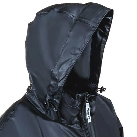 Tingley Jackets: Men's Black Stormflex Waterproof J67113 Hooded Rain Jacket 2 Tingley Jackets: Men's Black Stormflex Waterproof J67113 Hooded Rain Jacket - Image 2