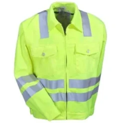 Red Kap Jackets: Men's JY32 AB Green High-Visibility ANSI Safety Jacket 6 Red Kap Jackets: Men's JY32 AB Green High-Visibility ANSI Safety Jacket -Eagle Shop jy32hv3litefxf 01 2