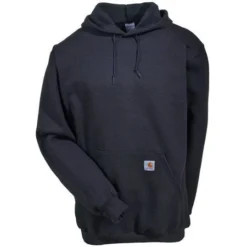 Carhartt Sweatshirts: Men's Black K121 BLK Hooded Pullover Sweatshirt 7 Carhartt Sweatshirts: Men's Black K121 BLK Hooded Pullover Sweatshirt -Eagle Shop k121blk carharttf 01