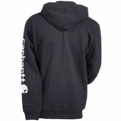 Carhartt Sweatshirts: Men's Black K288 BLK Midweight Pullover Hooded Sweatshirt