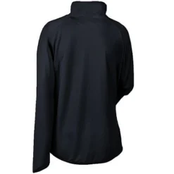 Sport Tek Pullover: Ladies LST850 BLK Black 1/2 Zip Stretch Pullover 5 Sport Tek Pullover: Ladies LST850 BLK Black 1/2 Zip Stretch Pullover -Eagle Shop lst850blk portauthorityb 01