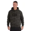 Caterpillar Sweatshirts: Men's W10646 11790 Night Camo Trademark Hooded Sweatshirt