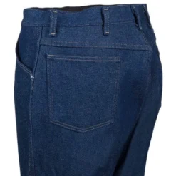 Bulwark Jeans: Men's Flame-Resistant PEJ2 DD Blue Cotton Denim Work Jeans -Eagle Shop pej2dd4 bulwarkl 01